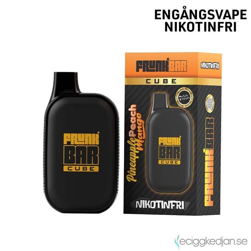 Frunk Bar Cube ZERO | Pineapple Peach Mango | Nikotinfri Engångsvape