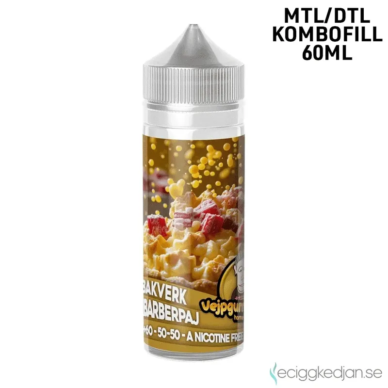 Vejpgummans Bakverk | Rabarberpaj | 60ml Kombofill