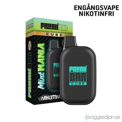 Frunk Bar Cube ZERO | Mint Mania | Nikotinfri Engångsvape