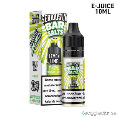 Seriously Bar Salts | Lemon Lime | 10ml E-Juice