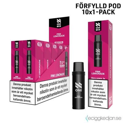 N One Pod V2 | Pink Lemonade | Förfylld Pod | 10pack