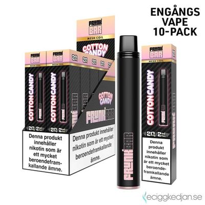 Frunk Bar | Cotton Candy | Engångsvape | 10pack