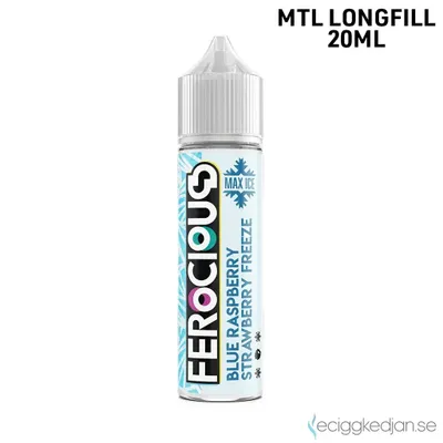 Ferocious | Blue Raspberry Strawberry Freeze | 20ml Longfill