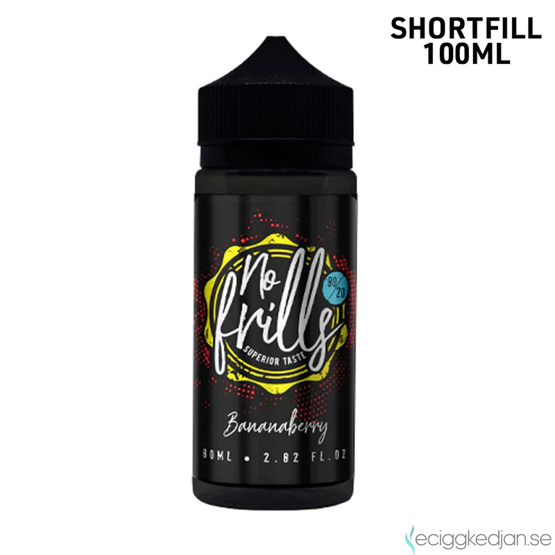 No Frills | Bananaberry | 100ml Shortfill