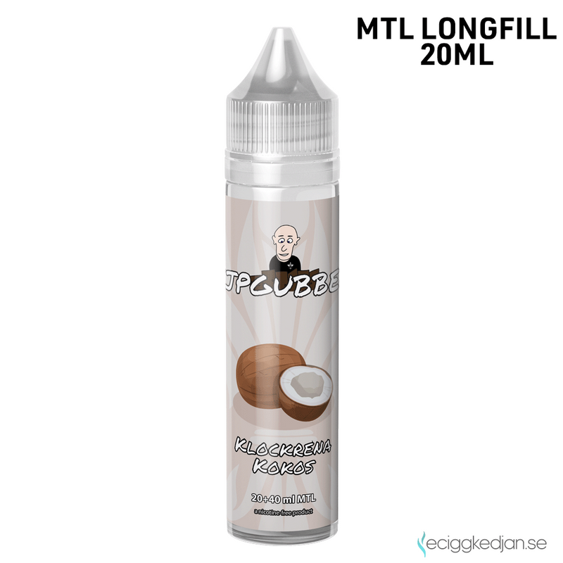 Vejpgubbens | Klockrena Kokos | 20ml Longfill