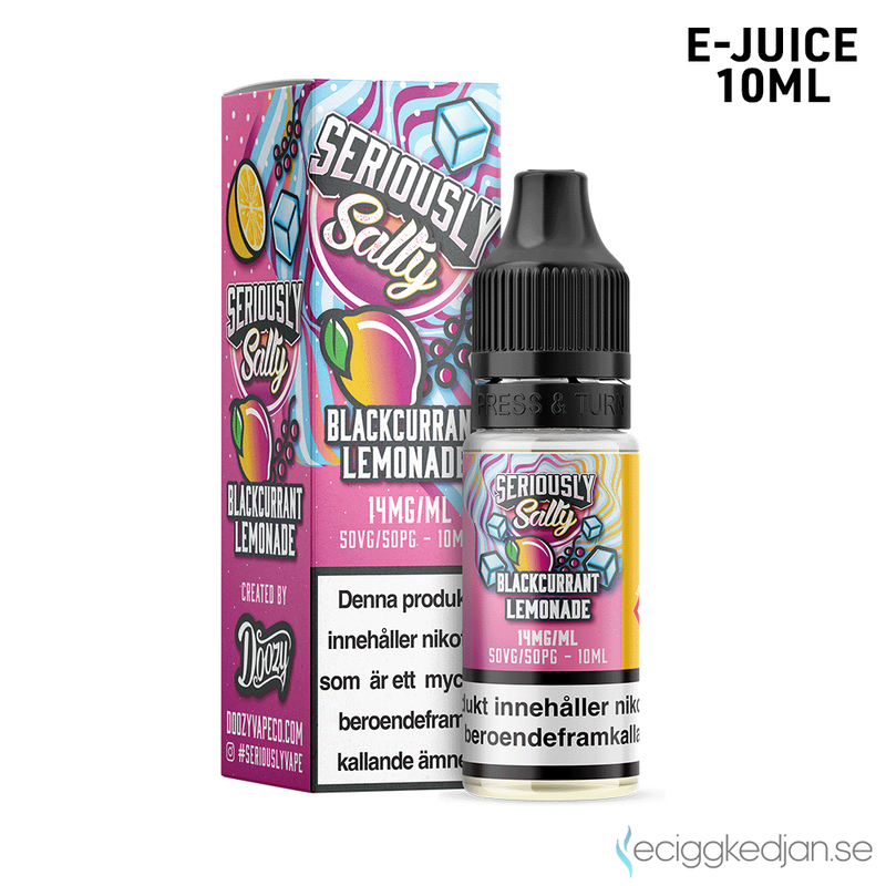 Seriously Salty | Blackcurrant Lemonade | 10ml E-Juice