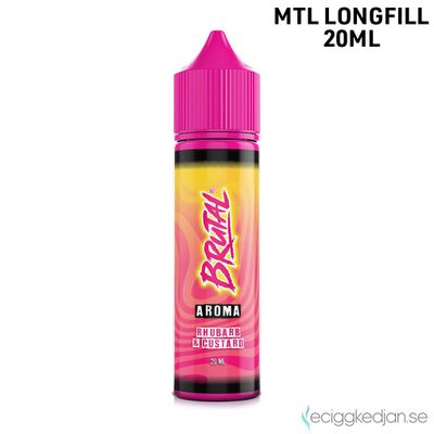 Just Juice Brutal Aroma | Rhubarb Custard | 20ml Longfill