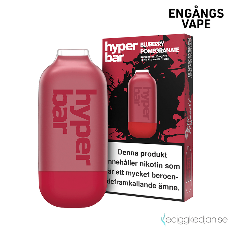 Hyper Bar | Blueberry Pomegranate | Engångsvape