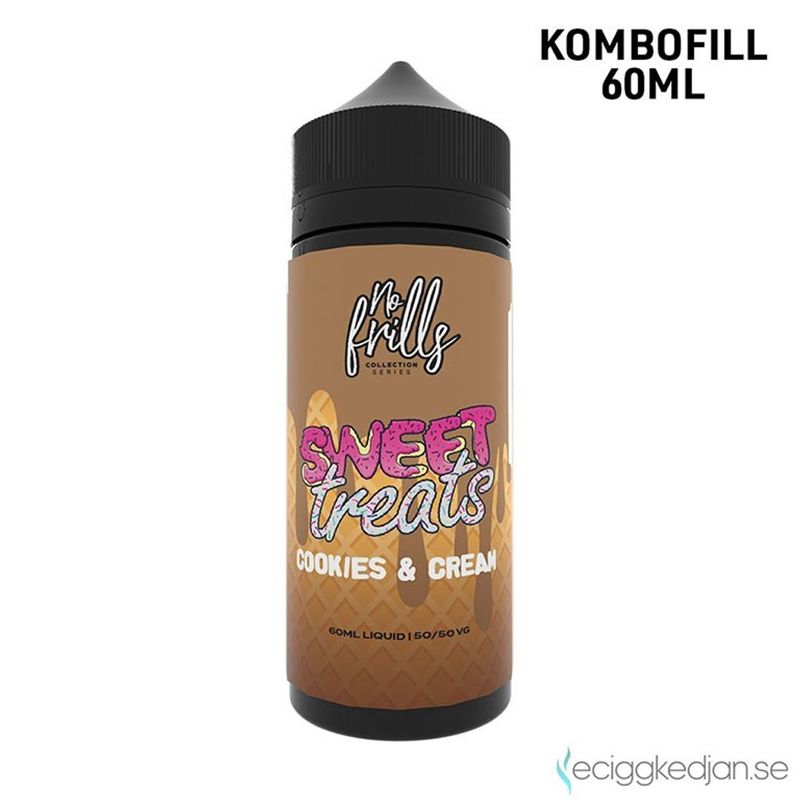 No Frills | Sweet Treats Cookies Cream | 60ml Kombofill