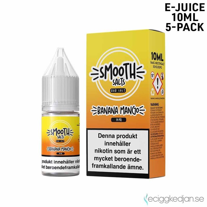 Smooth Salt Fruit | Banana Mango | 10ml E-Juice | 5pack