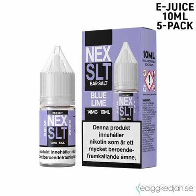 NEX SLT Fruits | Blue Lime | 10ml E-Juice | 5pack