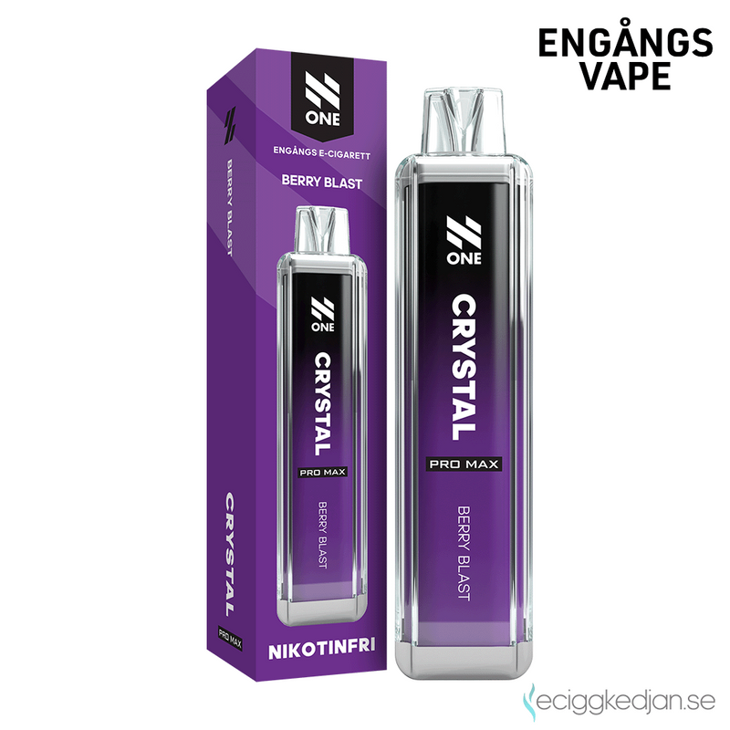 N One Crystal ZERO | Berry Blast | Engångsvape
