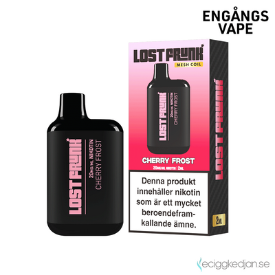 Lost Frunk | Cherry Frost | Engångsvape | 20mg | OBS!! Kort Datum / Utgånget Datum