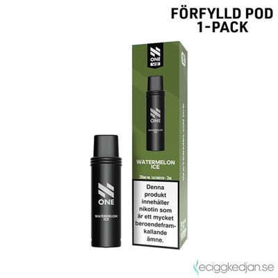 N One Pod V2 | Watermelon ICE | Förfylld Pod