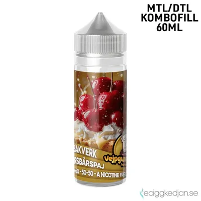 Vejpgummans Bakverk | Körsbärspaj | 60ml Kombofill