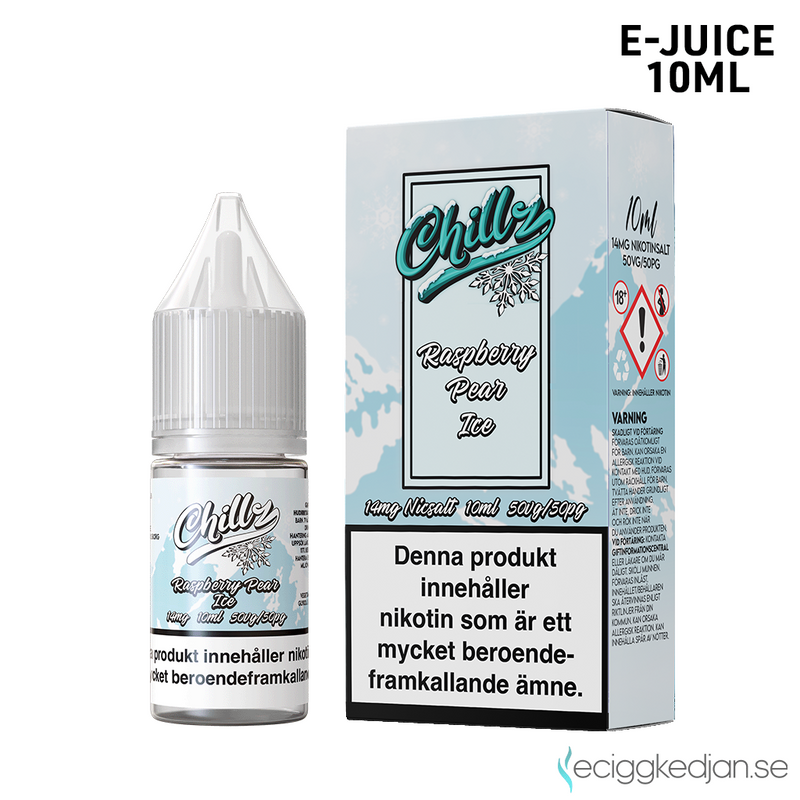 Chillz | Raspberry Pear Ice | 10ml E-Juice