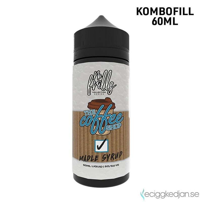 No Frills | The Coffee Shop Marple Syrup | 60ml Kombofill