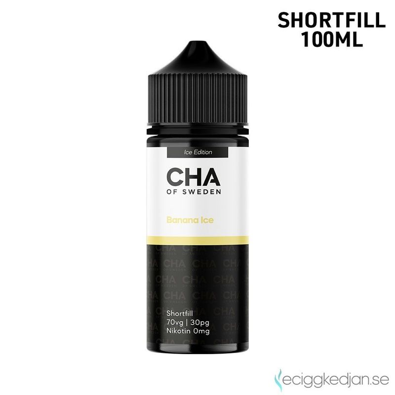 CHA of Sweden Ice Edition | Banana Ice | 100ml Shortfill