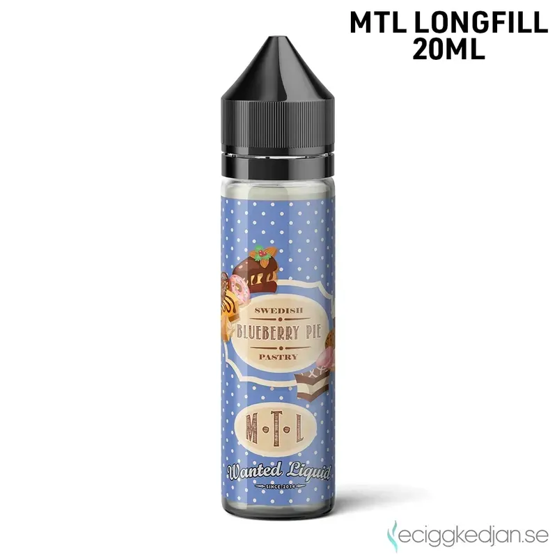 Swedish Pastry | Blueberry Pie | 20ml Longfill
