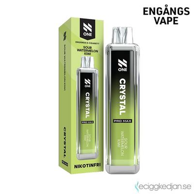 N One Crystal ZERO | Sour Watermelon Kiwi | Engångsvape