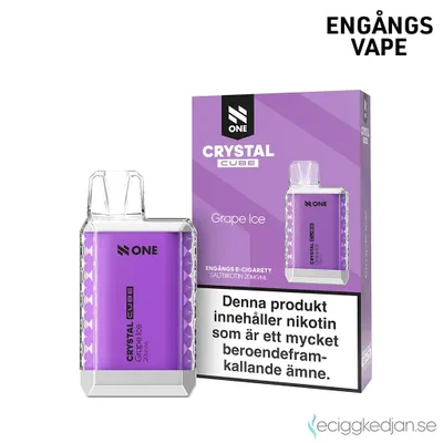 N One Crystal Cube | Grape Ice | Engångsvape
