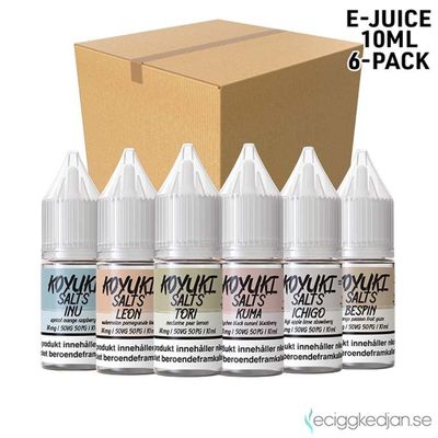 Koyuki Salts Syndicate 14mg Nikotinsalt | Komplett Pack | 6*1