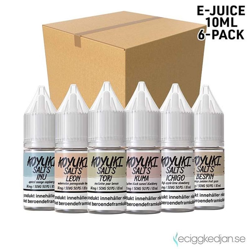 Koyuki Salts Syndicate 14mg Nikotinsalt | Komplett Pack | 6*1