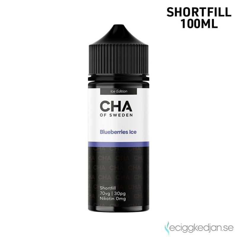 CHA of Sweden Ice Edition | Blueberries Ice | 100ml Shortfill