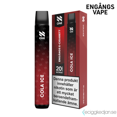 N ONE | Cola Ice | Engångs Vape | UTGÅNGET DATUM