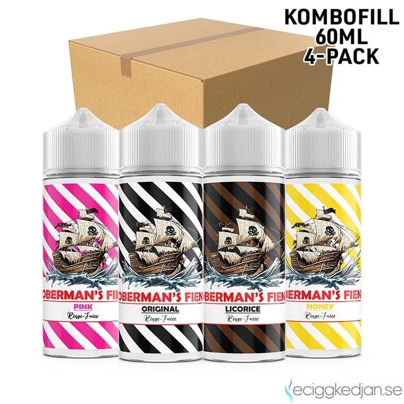 Robermans | Komplett Pack | 4st*Kombofill 60ml