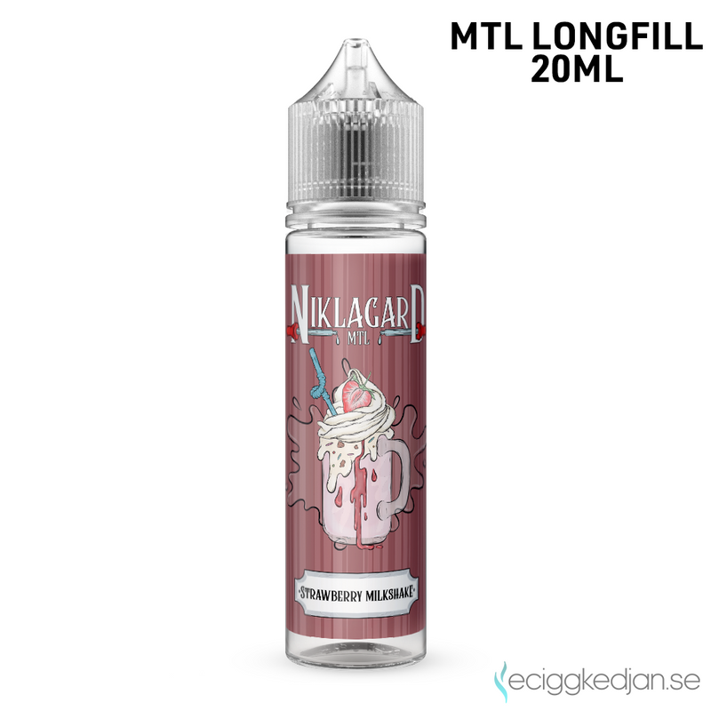 Niklagard | Strawberry Milkshake | 20ml Longfill