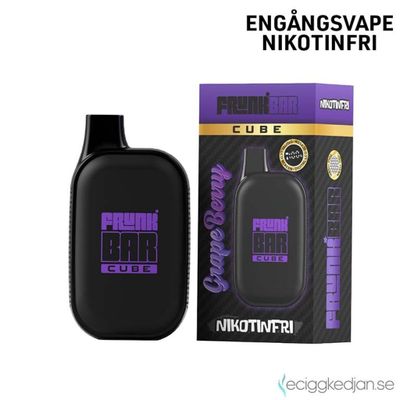 Frunk Bar Cube ZERO | Grape Berry | Nikotinfri Engångsvape