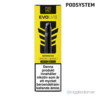 Pod Salt Evolve Pod Kit | Banana Ice | OBS! Utgånget Datum