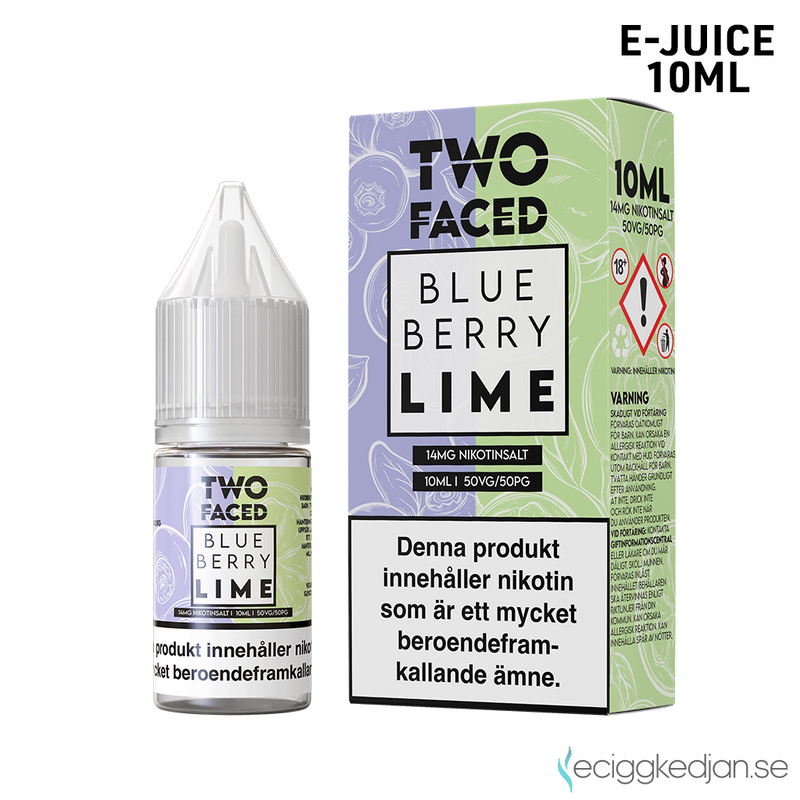Two Faced | Blueberry Lime | 10ml E-Juice