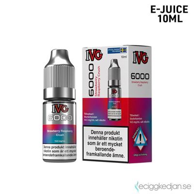IVG 6000 | Strawberry Raspberry Crush | 10ml E-Juice | 14,5mg Saltnikotin