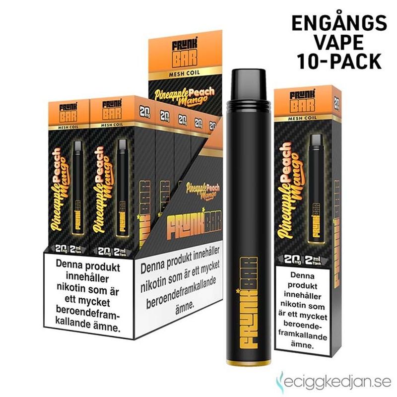Frunk Bar | Pineapple Peach Mango | Engångsvape | 10pack
