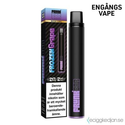 Frunk Bar | Frozen Grape | Engångsvape | Kort/Utgående datum