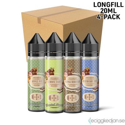 Swedish Pastry | Komplett Pack | 4st*Longfill 20ml