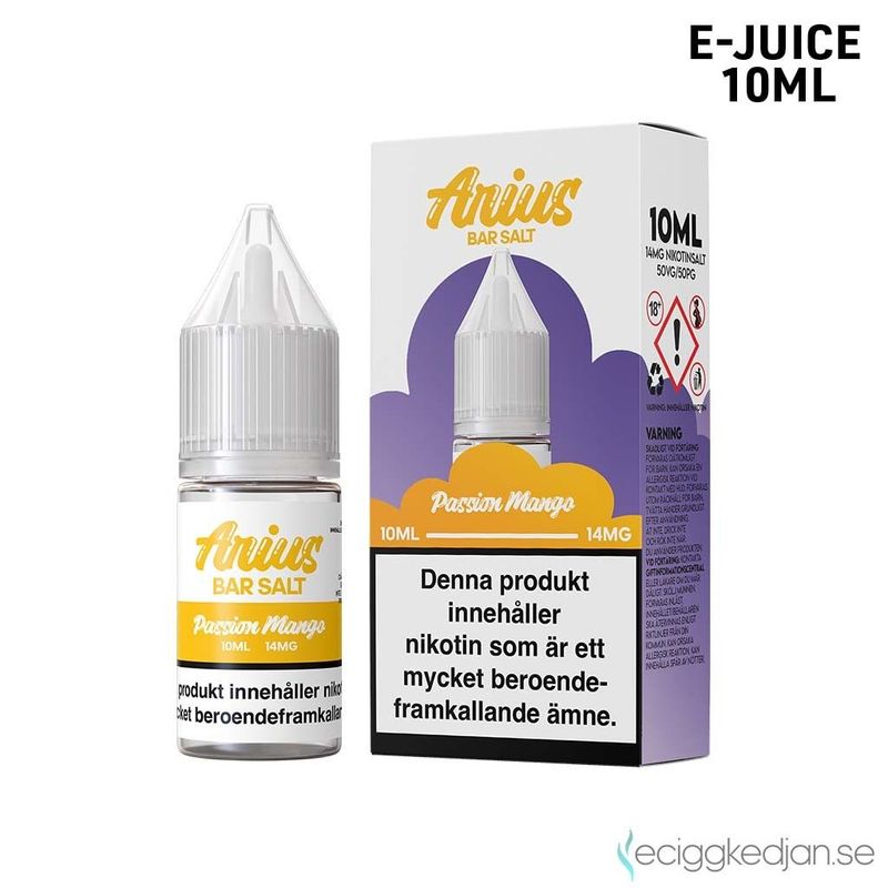 Arius Bar Salt Fruity | Passion Mango | 10ml E-Juice