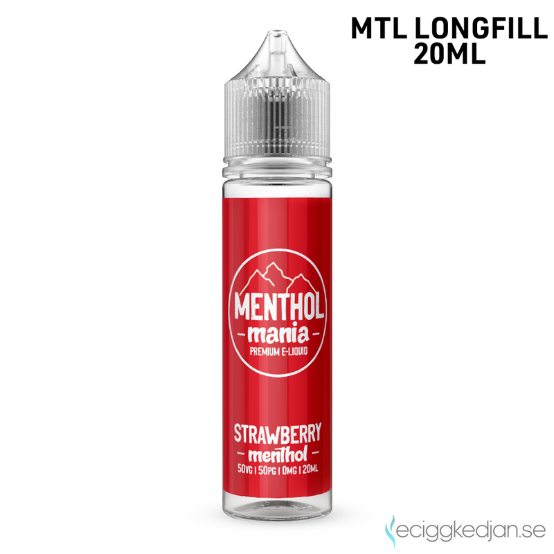 Menthol Mania | Strawberry Menthol | 20ml Longfill