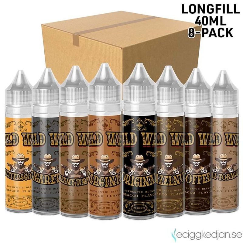 Wild West | Komplett Pack | 8st*Longfill 20ml