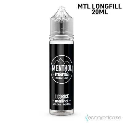 Menthol Mania | Licorice Menthol | 20ml Longfill