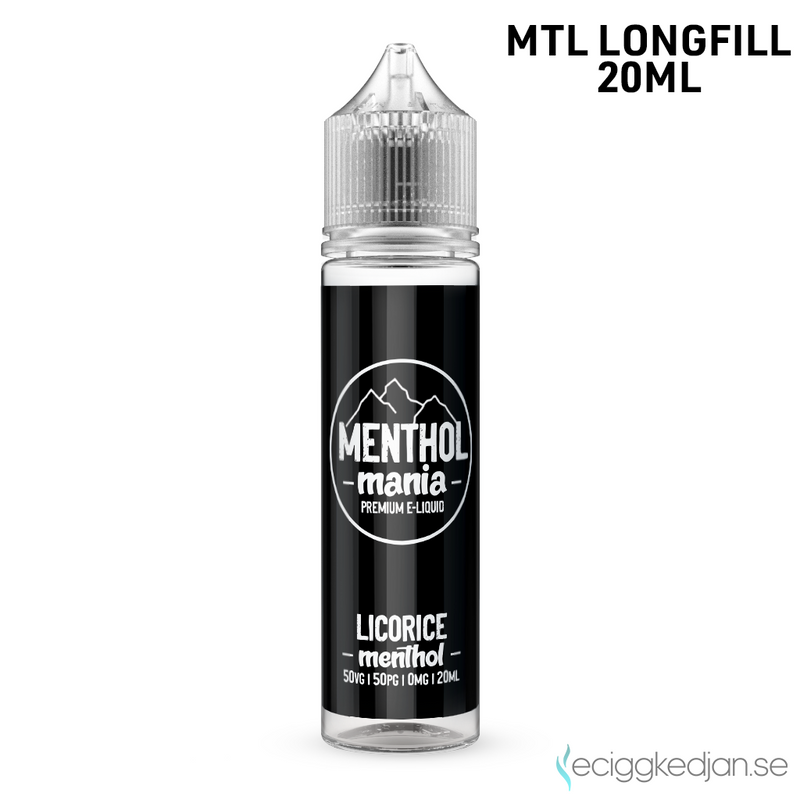 Menthol Mania | Licorice Menthol | 20ml Longfill