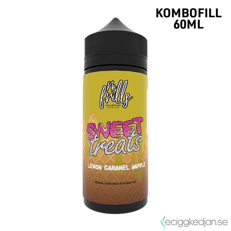 No Frills | Sweet Treats Lemon Caramel Waffle | 60ml Kombofill