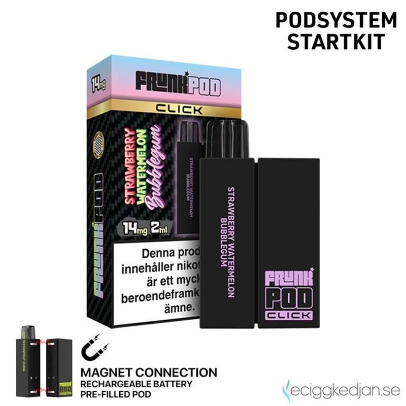 Pod Click Kit | Frunk | Strawberry Watermelon Bubblegum | Batteri inkl Förfylld Pod