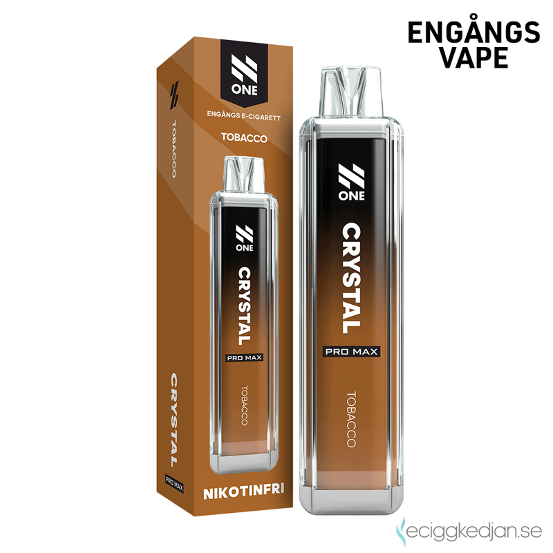 N One Crystal ZERO | Tobacco | Engångsvape