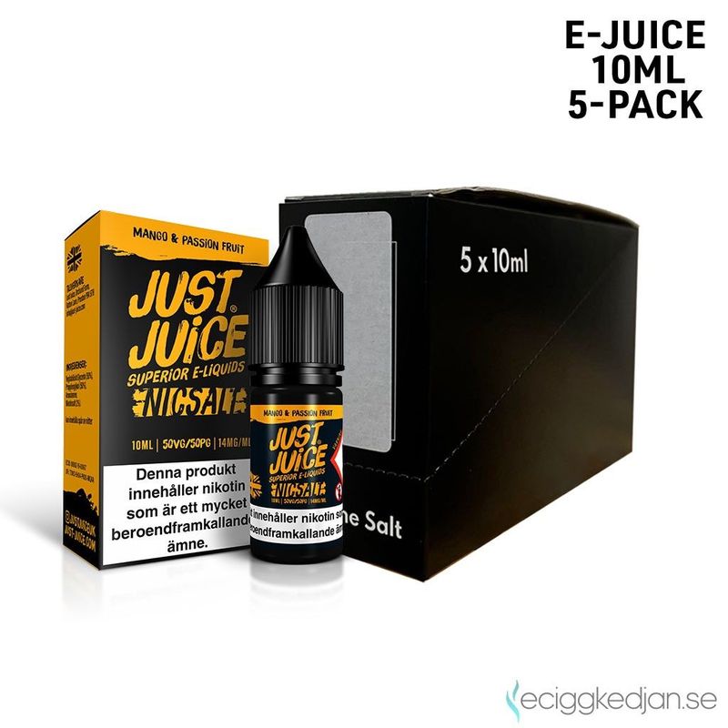 Just Juice Iconic | Mango Passion Fruit | 10ml E-Juice | 5pack