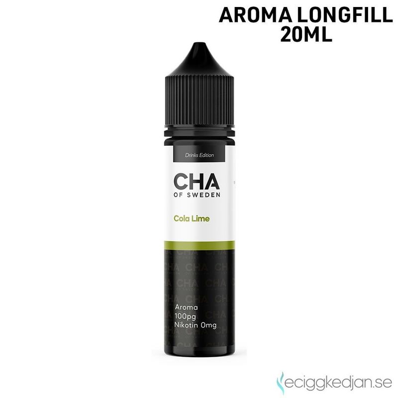 CHA of Sweden Drink Edition | Cola Lime | 20ml Aroma Longfill