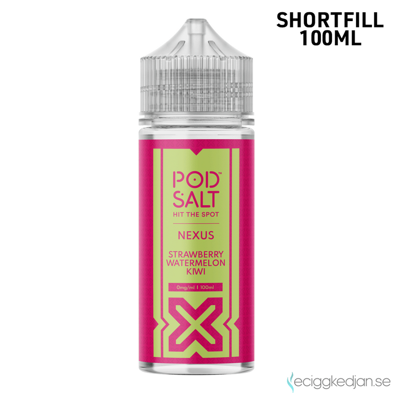 Pod Salt Nexus | Strawberry Watermelon Kiwi | 100ml Shortfill
