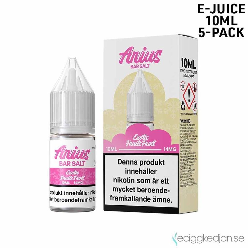 Arius Bar Salt Frost | Exotic Fruits Frost | 10ml E-Juice | 5pack